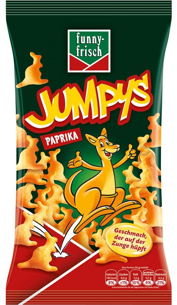 Funny frisch Jumpys Kängerus mit feinem Paprikageschmack Produktbild 