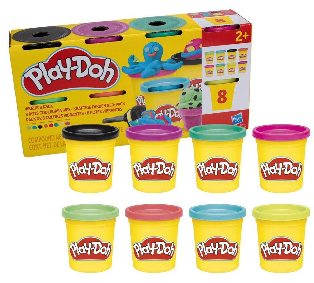 Play-Doh Knete kräftige Farben 8er Pack (680g)
