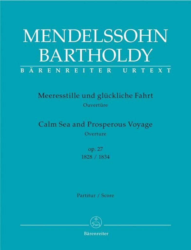 Meeresstille und glückliche Fahrt op.27für Orchester