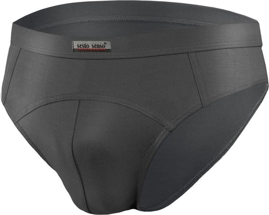 Sesto Senso Herren Slipy Nipper - Komfortable Baumwollunterwäsche mit Elasthan, Sportlicher Schnitt, Flache Nähte, Nicht Einengender Bund, Farbe:...