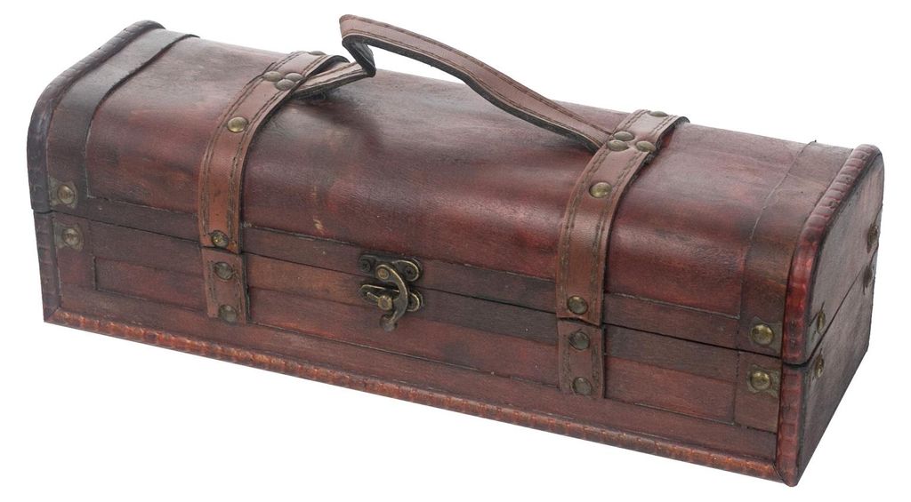 Holz Geschenkbox Spanien mit Deckel für Wein von HMF