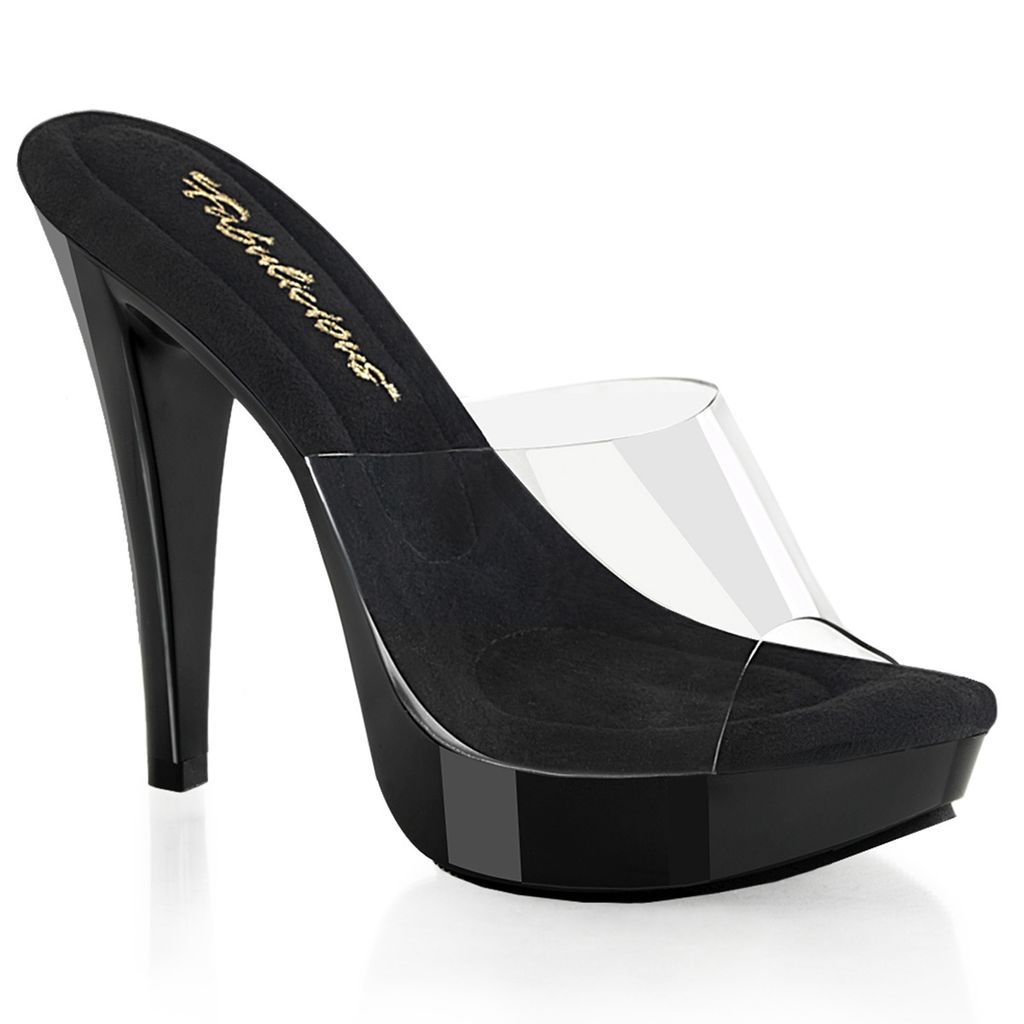 COCKTAIL-501 Damen Slipper von Fabulicious, Transparent Produktbild 