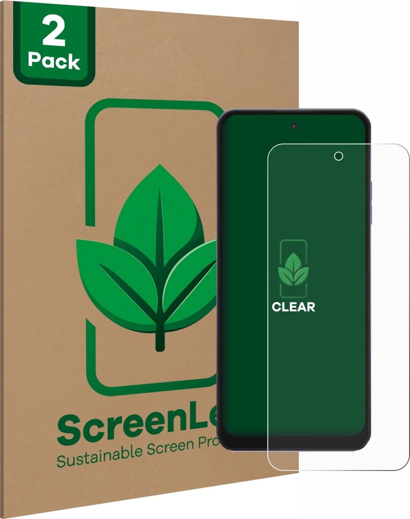 2x ScreenLeaf Schutzfolie für Hotwav Note 13 Max nachhaltiger Displayschutz Display Schutz Folie Klar Transparent