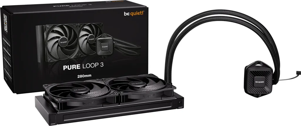 Système de refroidissement liquide CPU 280mm be quiet! Pure Loop 2 Noir