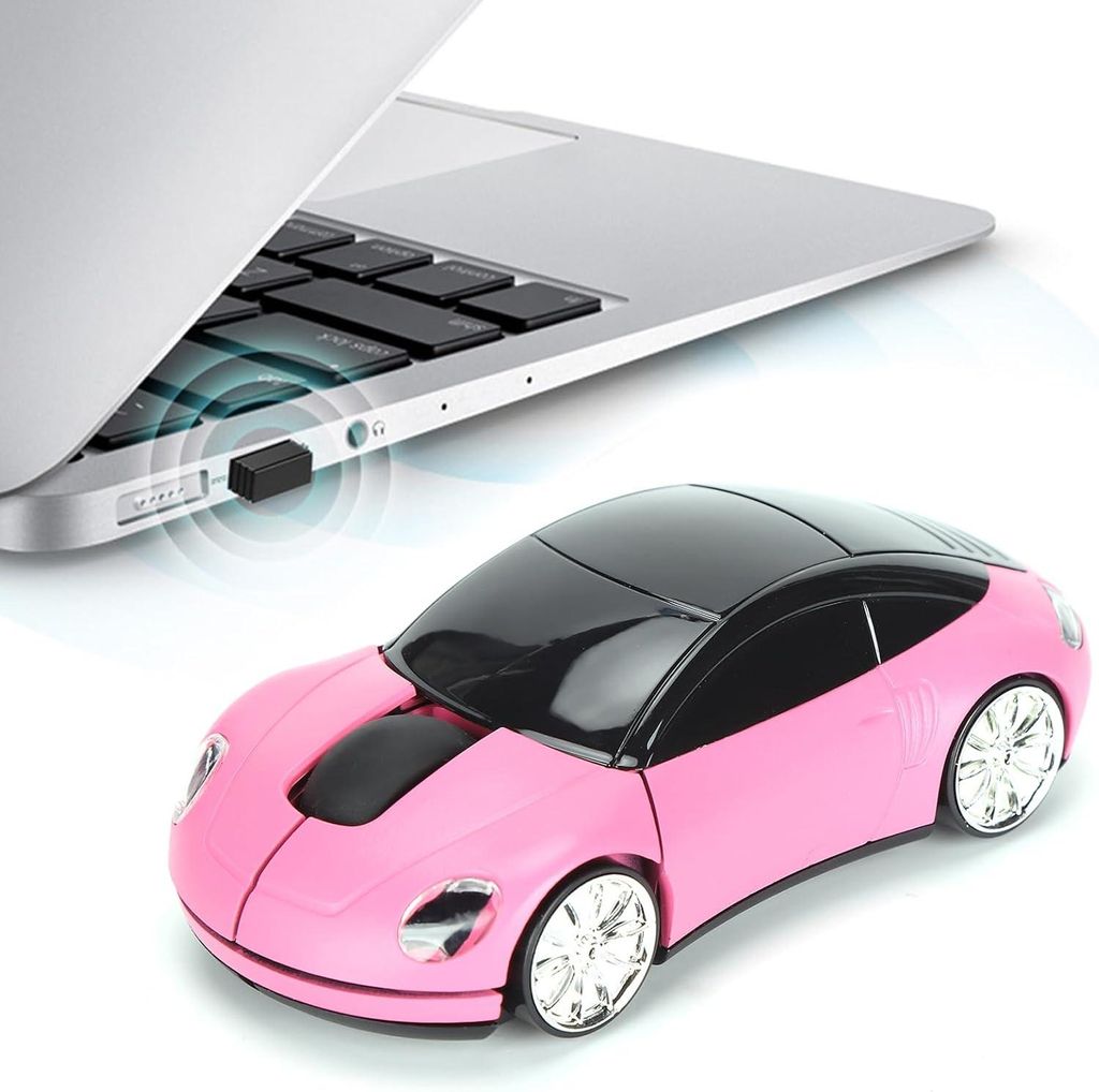 Maus, 2,4 G Maus mit USB-Empfänger, Tragbare für PC, Tablet, Laptop, Spiele, Büro, 800-1200-1600DPI Ergonomisches Design optische Technologie