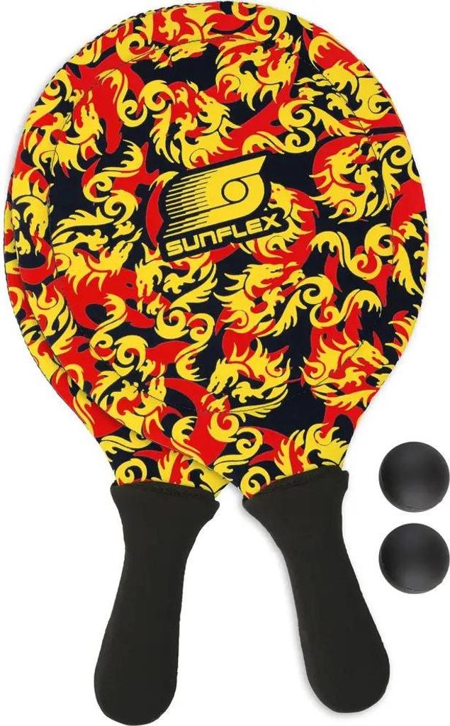 sunflex Beachball Set Flames Dragon