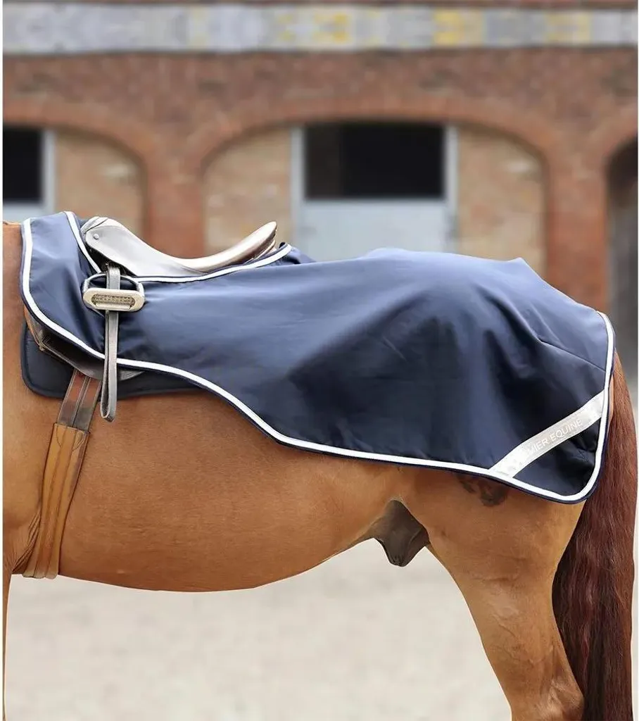 Couverture de séchage chevaux Premier Equine bleu XL respirante sport