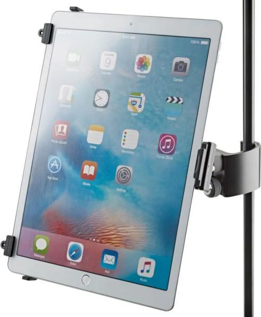 Support de Tablette pour Pied de Micro K&M 19791 Noir Multi-Format - 5