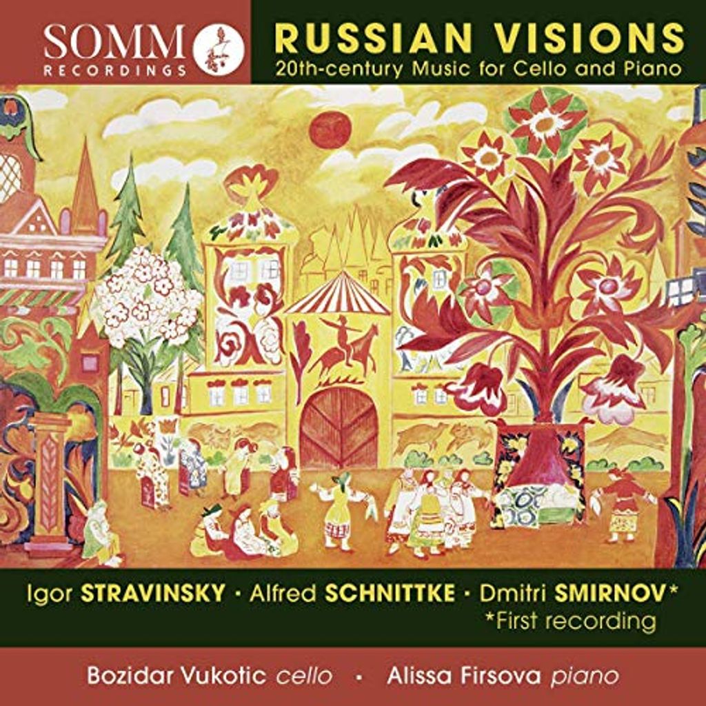 Bozidar Vukotic - Russische Visionen: musik des 20. Jahrhunderts für Cello und Klavier CD
