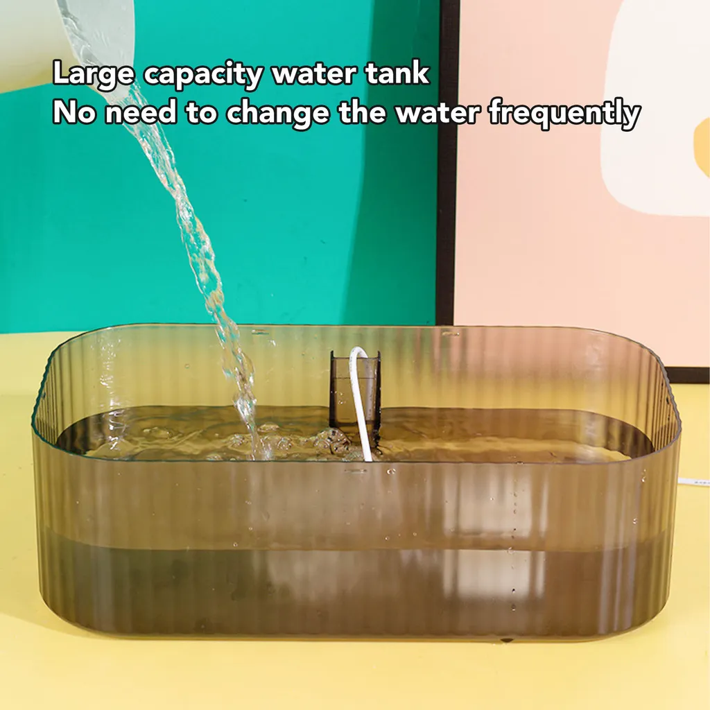 ZELURXX Fontaine à eau et gamelle 2 en 1 pour chat - Capacité 1.5L