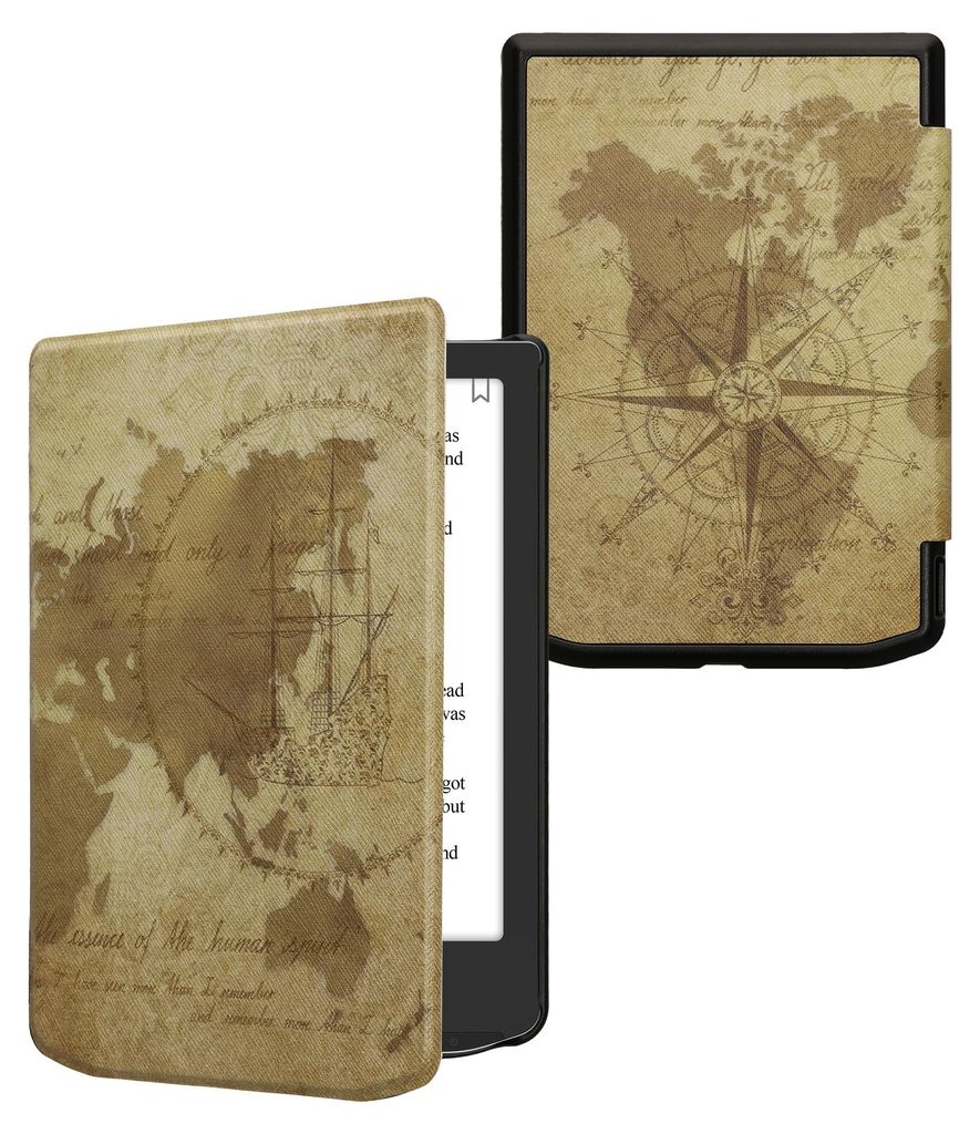 kwmobile Schutzhülle für Pocketbook Verse / Verse Lite / Verse Pro / Color / Vivlio Light/Light HD Hülle - eReader Flip Case mit Auto Sleep Funk...