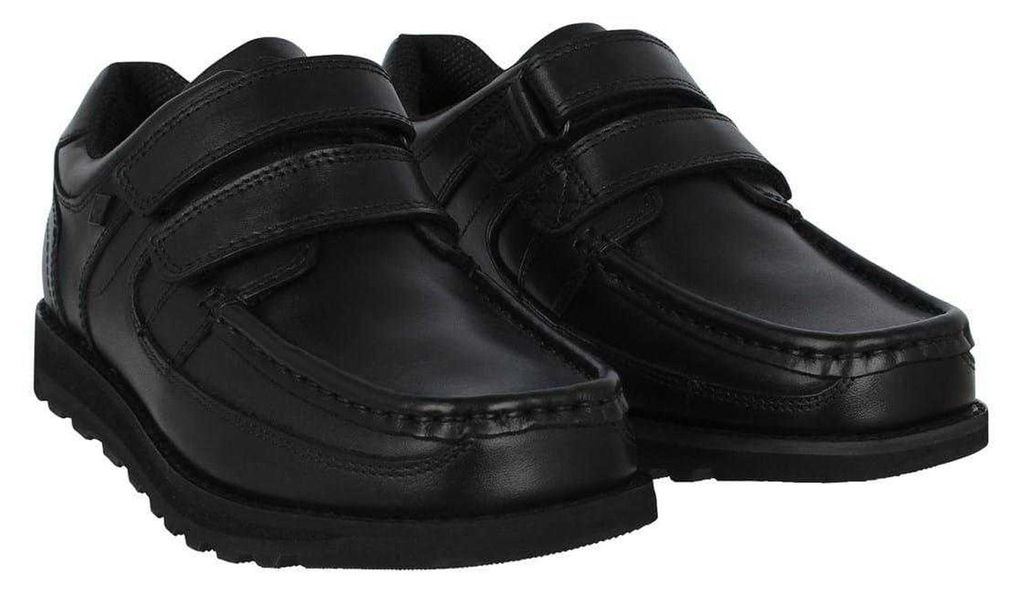Lee Cooper - "Harrow Vel" Schuhe für Kinder, Leder GT25408 (36 EU) (Schwarz)