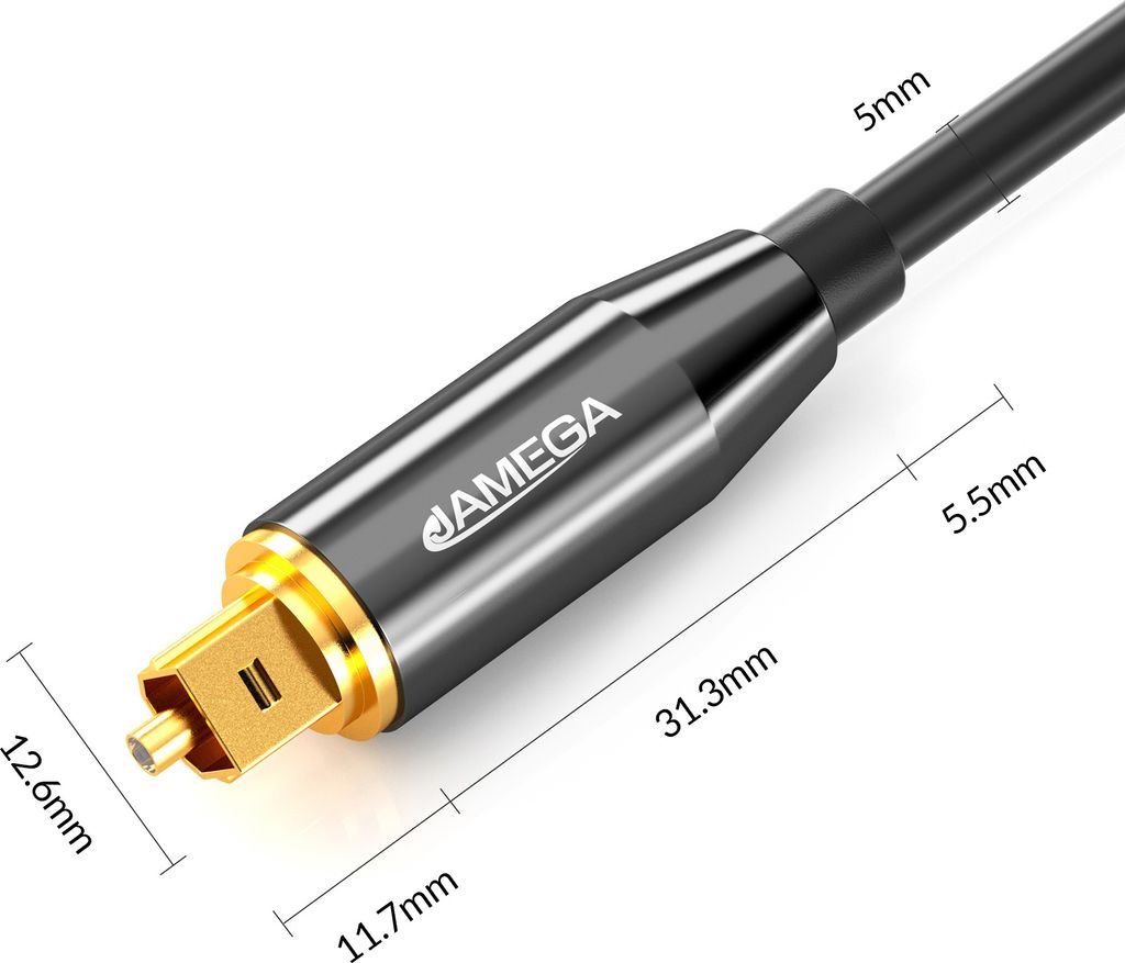 Toslink Premium Kabel - Optisches Audiokabel LWL SPDIF Produktbild 7