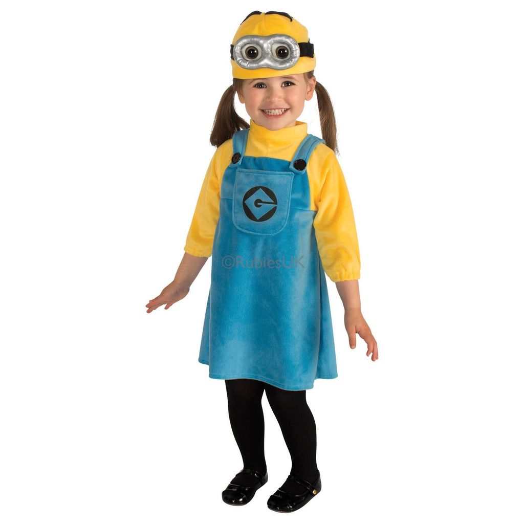 Minions - Costume - Ragazze BN4804 (98) (Giallo/Blu) Immagine del prodotto 
