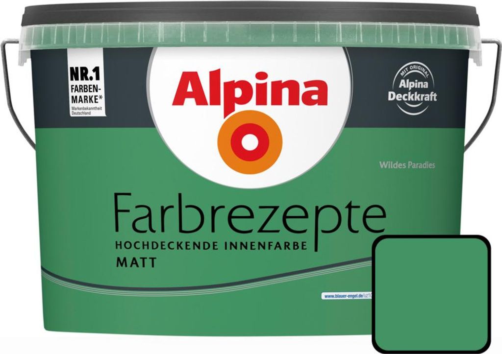 Alpina Farbrezepte Wildes Paradies matt 2,5 L Produktbild 