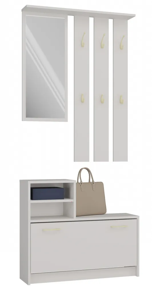 Meuble mural CLEARLAKE Cachemire - Finition mate et rangement compact