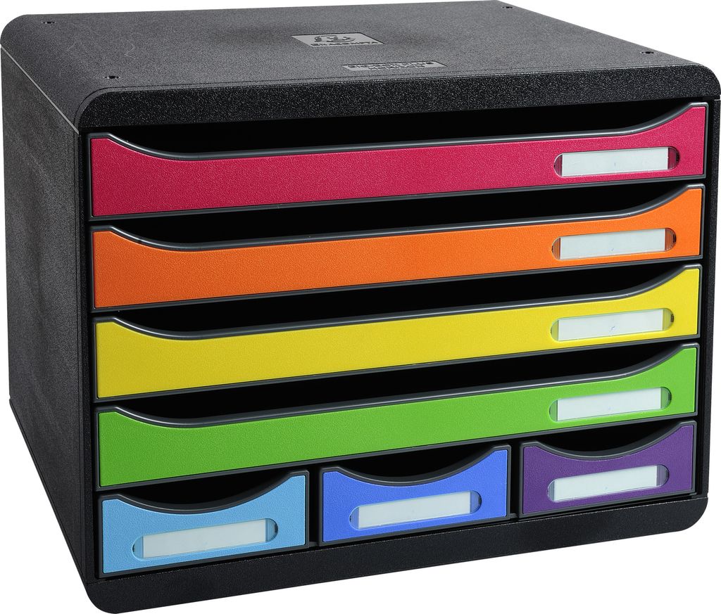 Exacompta Schubladenbox STOREBOX, 7 offene Schubladen, , Produktbild 
