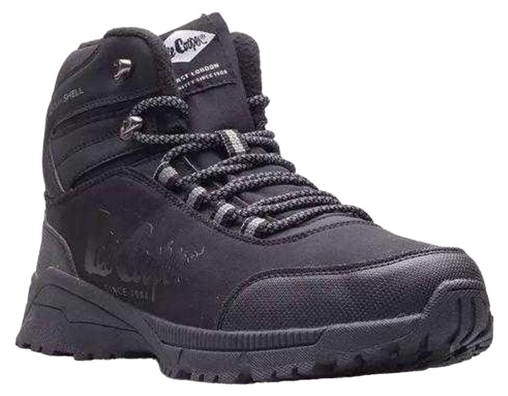 Lee Cooper - Wanderstiefel für Herren, Ökologisches Leder PP7795 (44 EU) (Schwarz)