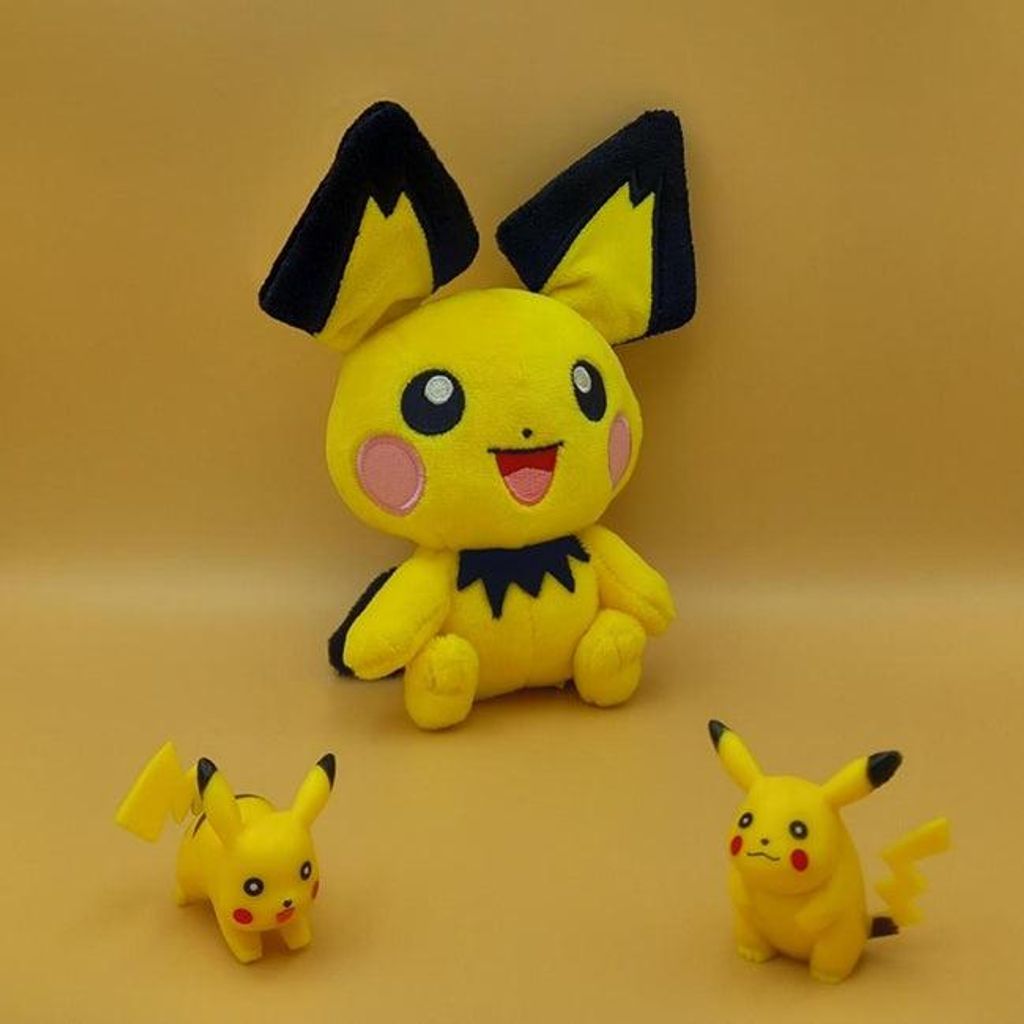 Przytulanka Pokemon Pichu - miękka zabawka 17 cm Zdjęcie produktu 