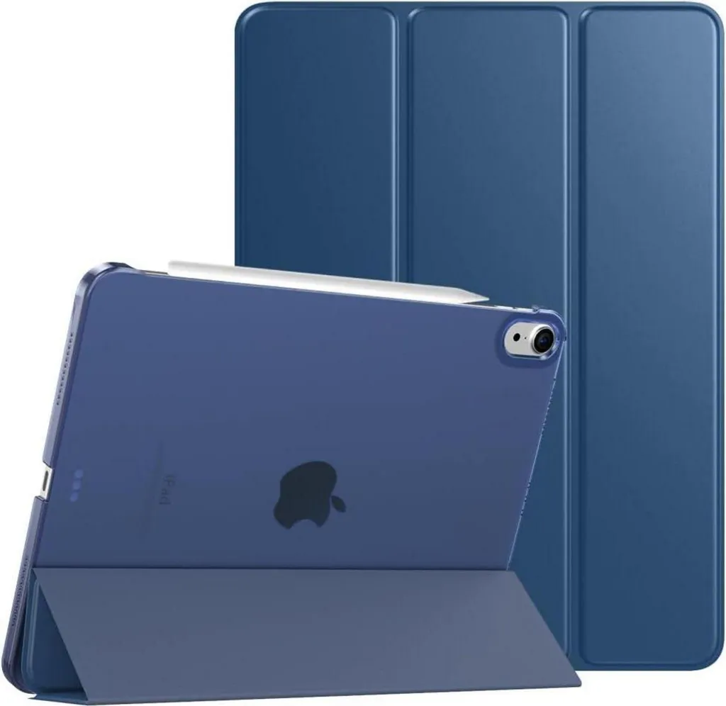 Étui iPad Air 11 M2 2024 Anti-Rayures Bleu Marine - Fin et Ultra Robuste