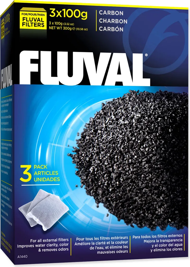 Hagen Fluval Carbon 300g - Acqua Crystal Clear per il tuo Acquario
