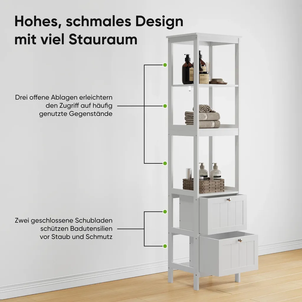 Dites adieu au désordre avec cette armoire haute 160 cm robuste et chic - 4