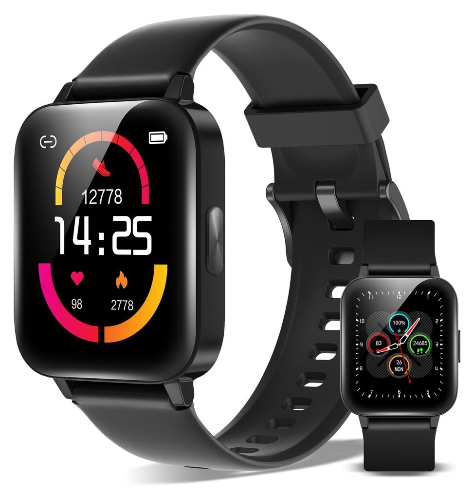 XINJI C1 Black Smart-Uhr mit Bluetooth, Touchpanel, Produktbild 