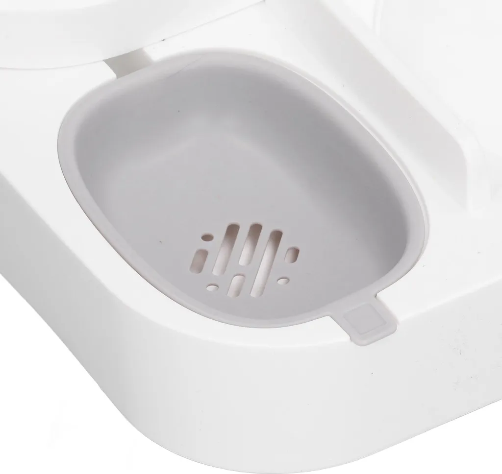 Kit d'abreuvement et distributeur croquettes multifonctionnel gris - 3