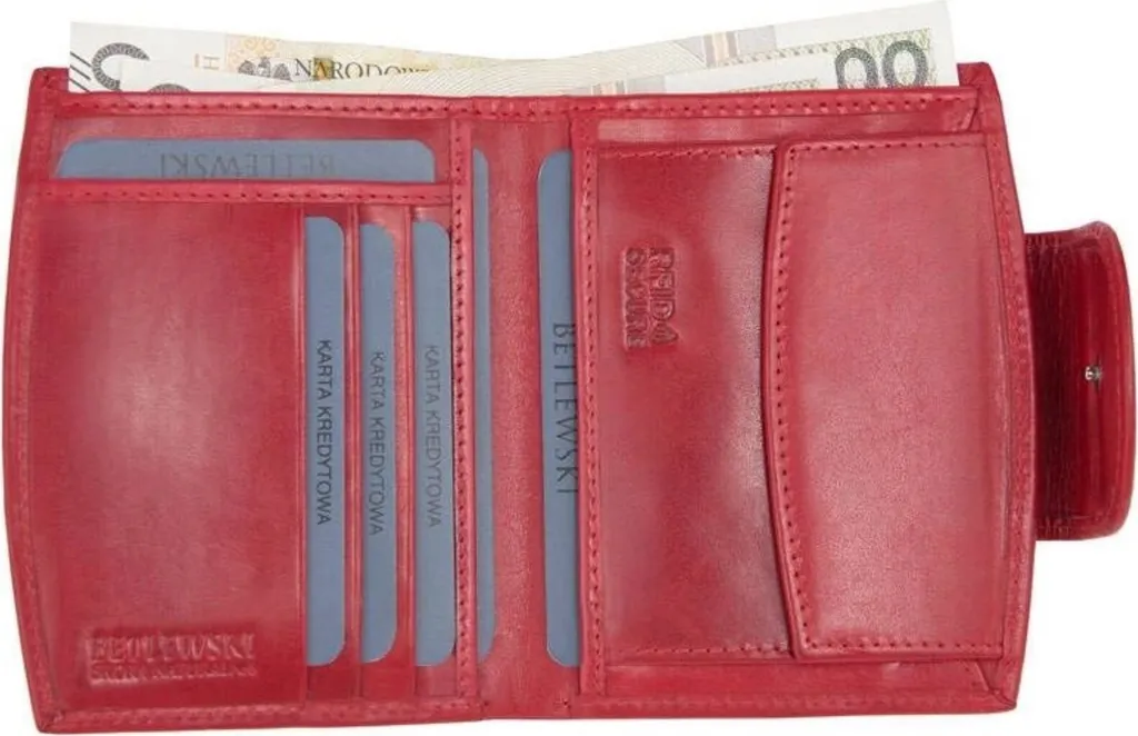 Portafogli Betlewski BPDNVTC319RED58590 - 3