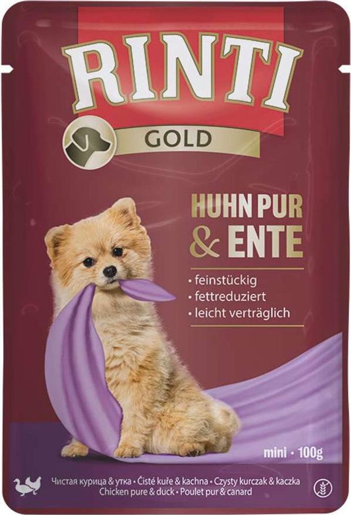 Rinti - Gold 10x100g | Huhn Pur & Ente