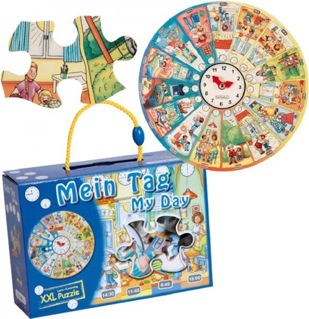 Puzzle Apprendre Ma Journée : Aidez votre Enfant à se Repérer dans le Temps
