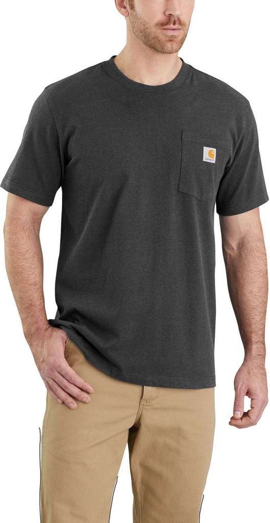 Carhartt K87 Relaxed Fit Kurzarm-t-shirt Grau L Mann Grau L
