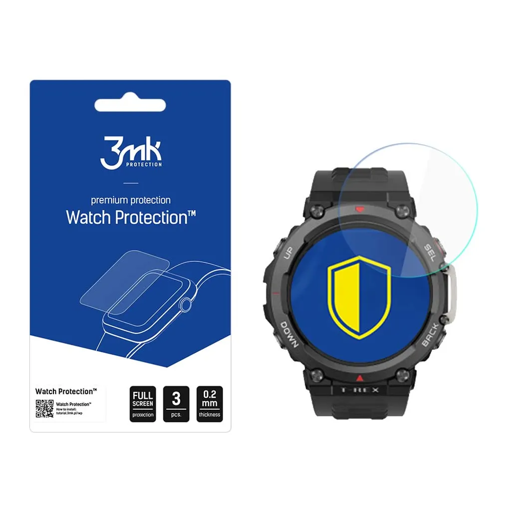 Proteggi l'Avventura: 3mk FlexibleGlass per Amazfit T-Rex 2 | Rugged