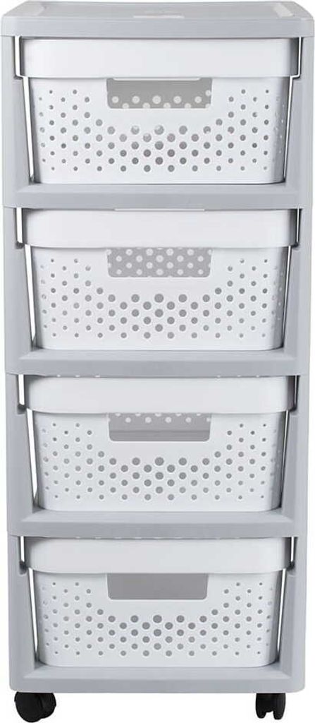 Curver Regał Szary Szafka 4 Szuflady 4x11 L Zdjęcie produktu 7