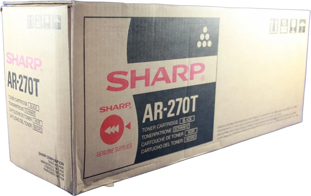 Toner Sharp AR270LT noir consommable d'origine pour copieur Sharp - 9