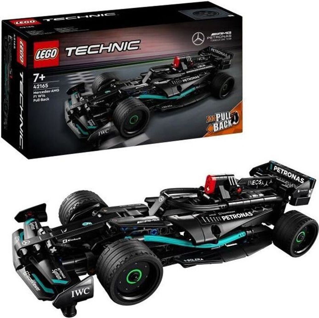 LEGO Technic 42165 Mercedes-AMG F1 W14 E Performance Pull-Back, Spielzeugauto, Nachbildung