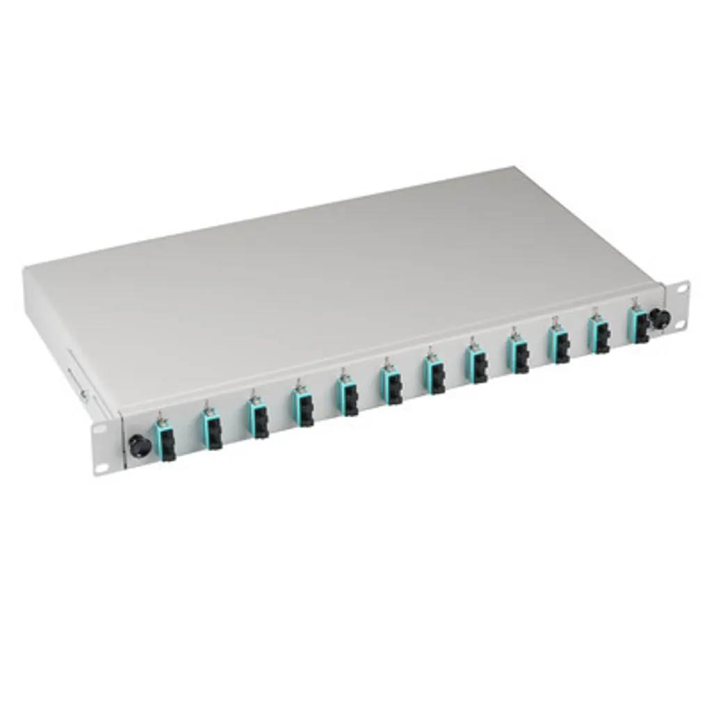 Tiroir Optique EFB Spleißbox SC OM3 50/125µm Coulissant avec 12 Pigtails