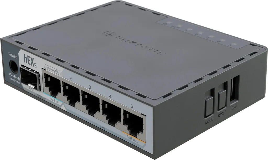 MikroTik E60iUGS hEX S version 2025 RouterOS L4 Desktop Router Gigabit