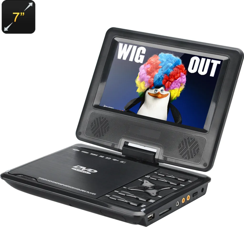 Lettore DVD Portatile 7 Pollici per Bambini: Viaggi in Auto Senza Stress