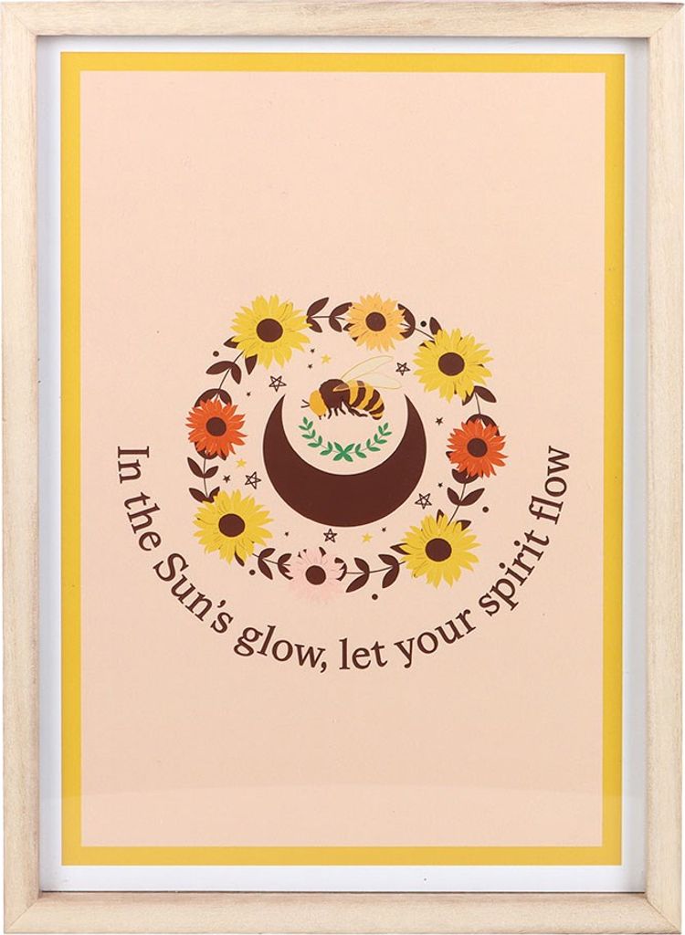 Something Different - Gerahmte Wandkunst "Let Your Spirit Flow" SD9815 (Einheitsgröße) (Bunt)