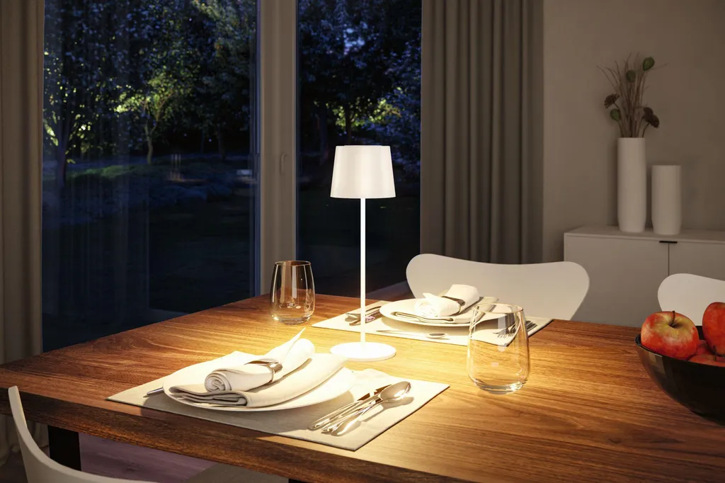 Lampe de Table à Batterie Paulmann Gilo sans Fil - Éclairage LED Nomade - 9