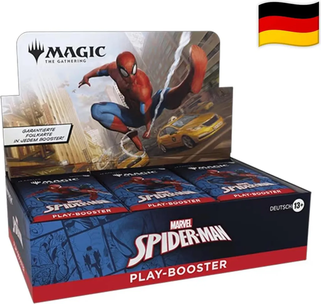 Display de 30 Play-Boosters Magic Spider-Man - Édition Allemande (DE)
