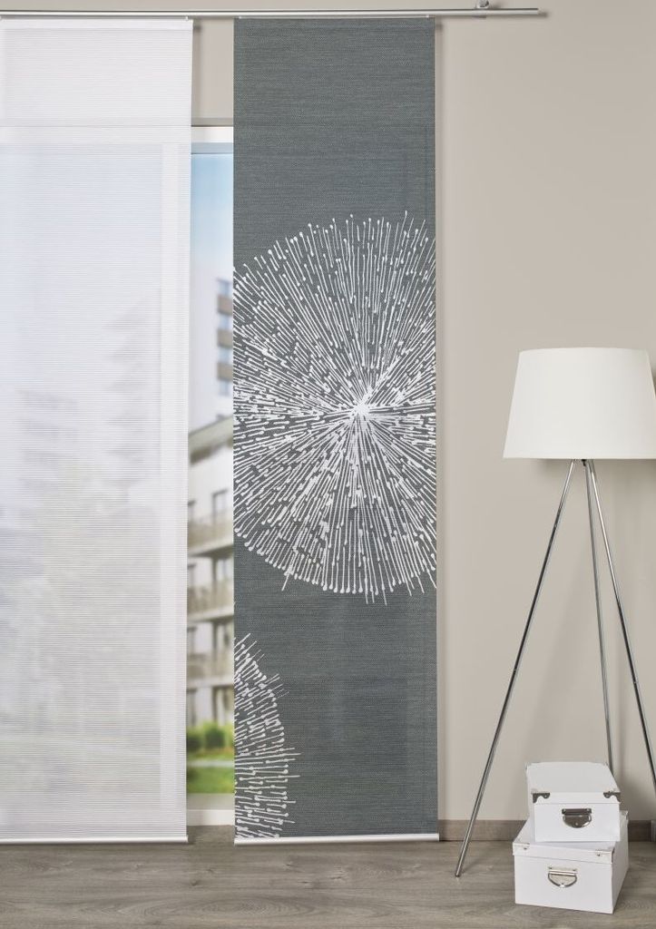 84559 Schiebegardine CRESTON3 halbtransparenter, Produktbild 