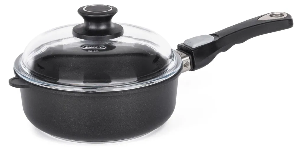 Poêle profonde 20 cm G21 Prime : la solution anti-projection avec manche