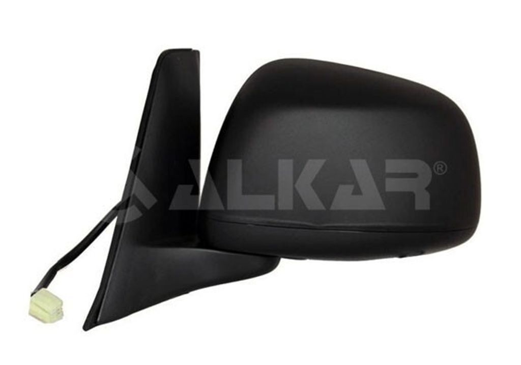 ALKAR 6140366 Außenspiegel Seitenspiegel Rechts für FIAT Sedici (FY) Beheizt Konvex Grundiert Elektrisch