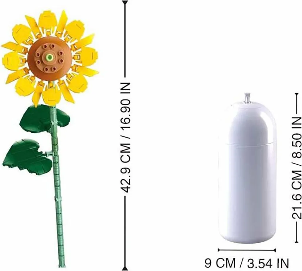 Sluban M38-B1101-10 Sunflower Building Set - Gioco Creativo 251 Pz - 3