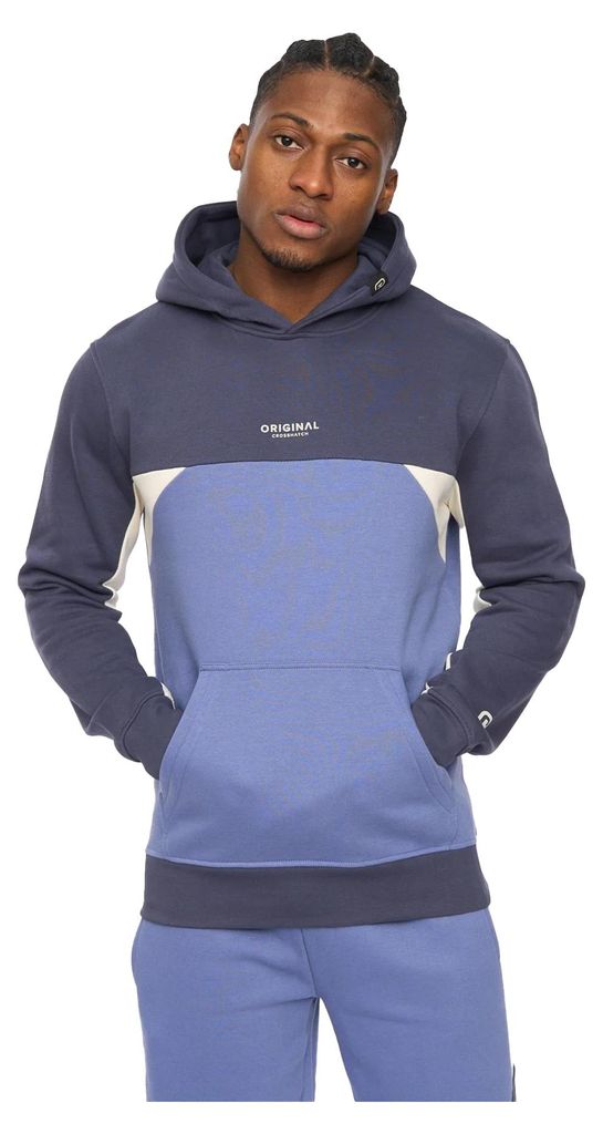 Crosshatch - "Castlebay" Kapuzenpullover für Herren BG2550 (L) (Blau)