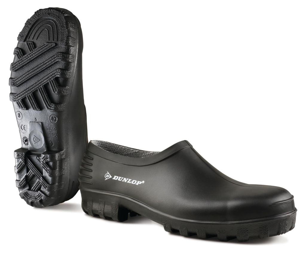 Dunlop regenlaars, tuinschoenen voor dames en heren, zwart, Productafbeelding 