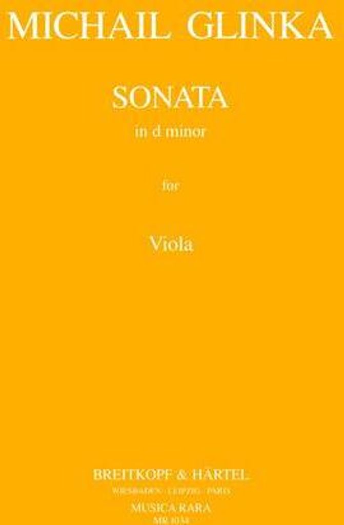 Sonata d minorfor viola and piano
