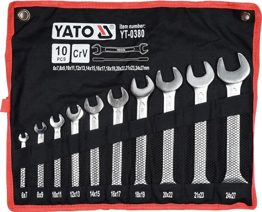 Clé à pipe coudée 10mm Yato YT-0380 idéale pour accès difficiles moteur